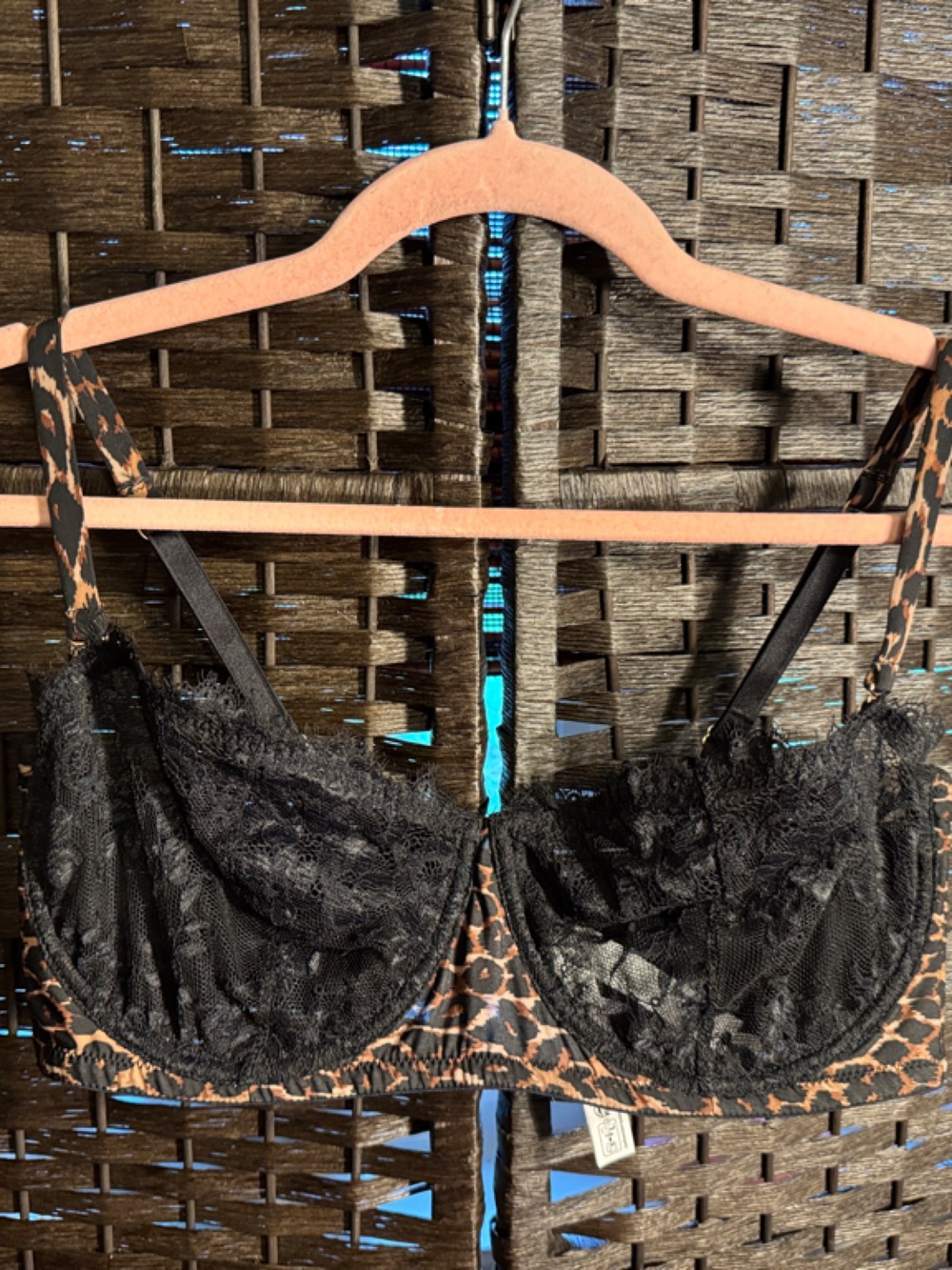 intimissimi Sensual Attitude Bandeau Balconette Bra Animal Print Leopard Size 40